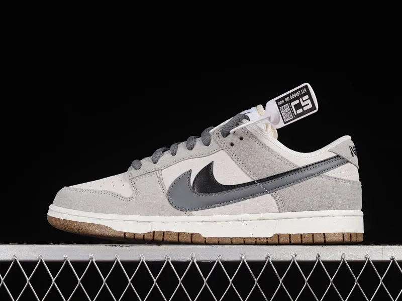 All categories Nk SB Dunk series Nk SB Dunk Low low-top sneakers Nk SB Dunk Low "85" black and gray double hook SB low-top sports and leisure sneakers DO9457-114